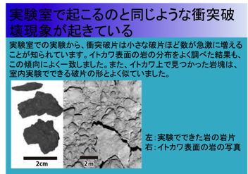 衝突破壊現象の発生